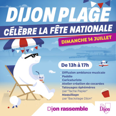 Dijon plage célèbre la fête nationale